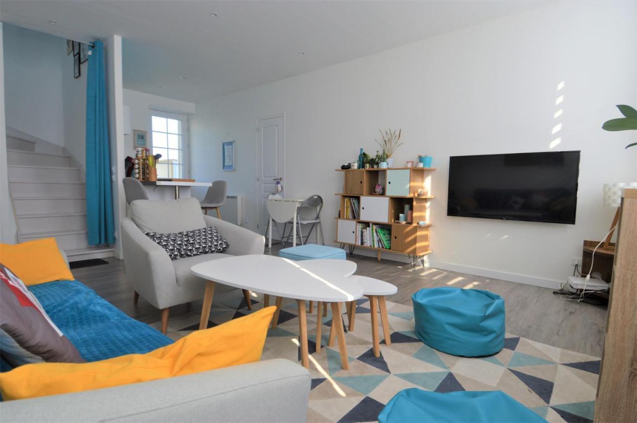 Appartement Moderne Avec Terrasse A 500M De La Mer Курсел-сюр-Мер Екстериор снимка