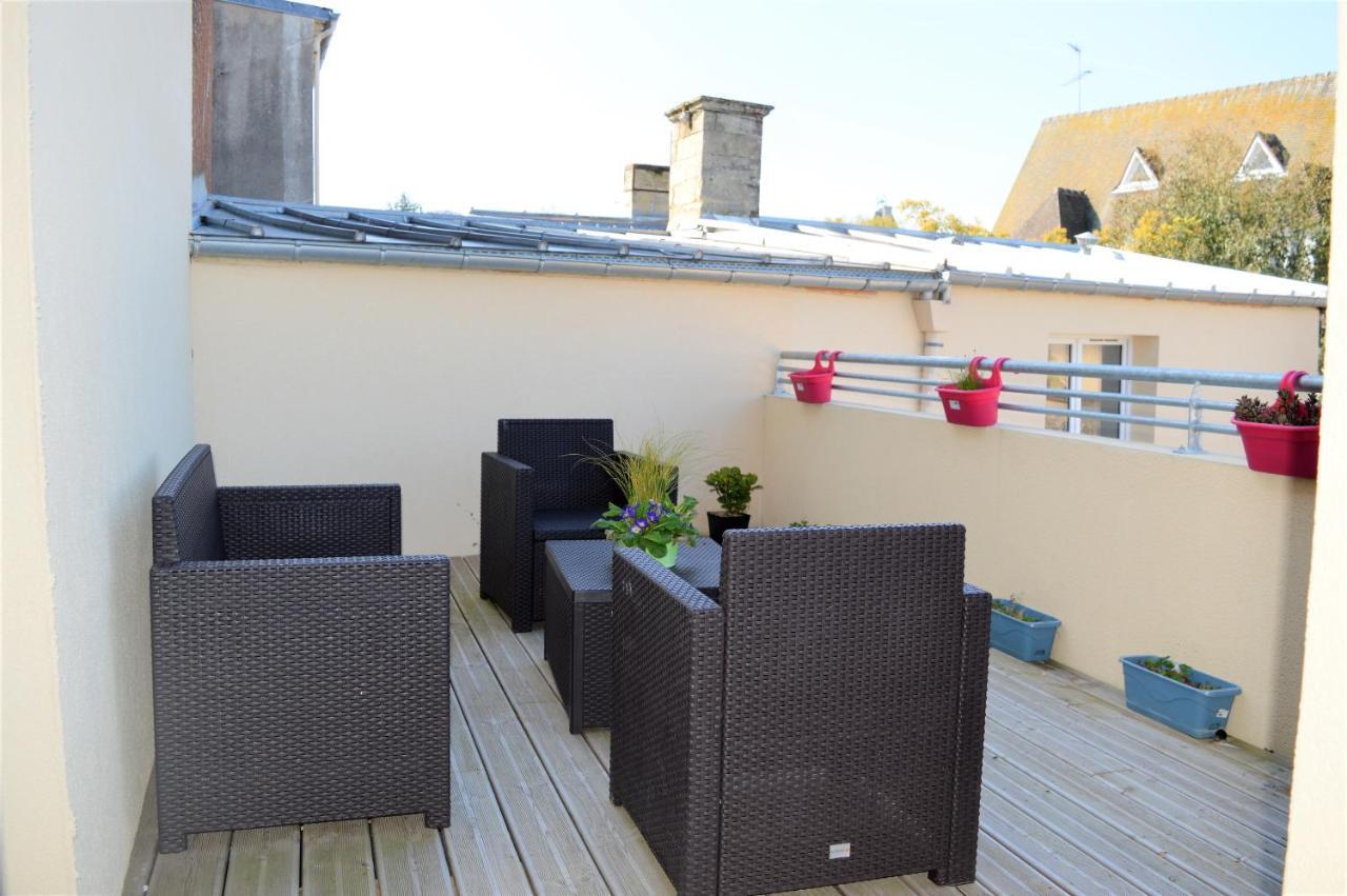 Appartement Moderne Avec Terrasse A 500M De La Mer Курсел-сюр-Мер Екстериор снимка